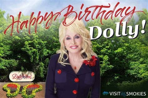 Dolly Parton Celebrates Her Birthday in Her Birthday。